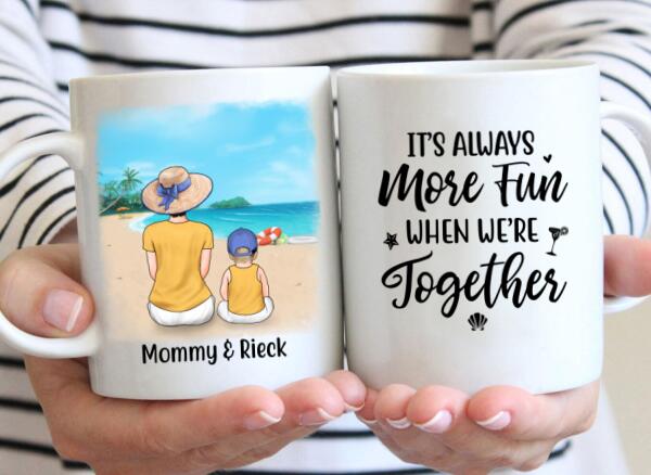 It's Always More Fun When We're Together - Personalized Gifts Custom Family Mug for Family, Family Gifts