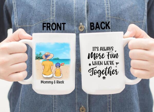 It's Always More Fun When We're Together - Personalized Gifts Custom Family Mug for Family, Family Gifts