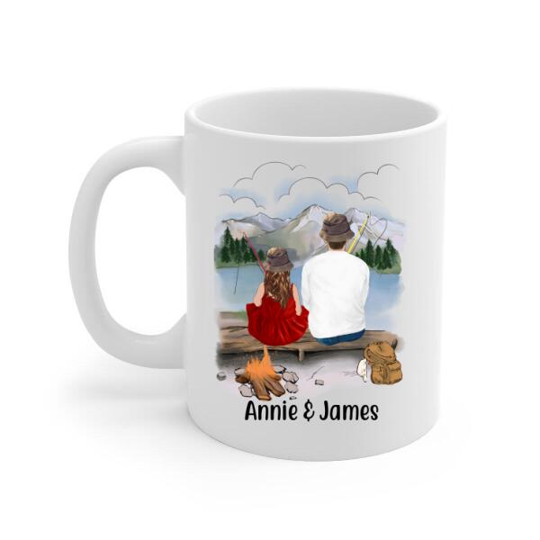 Personalized Mug, Fishing Partners, Fishing With Kids, Custom Gift For Fishing Lovers