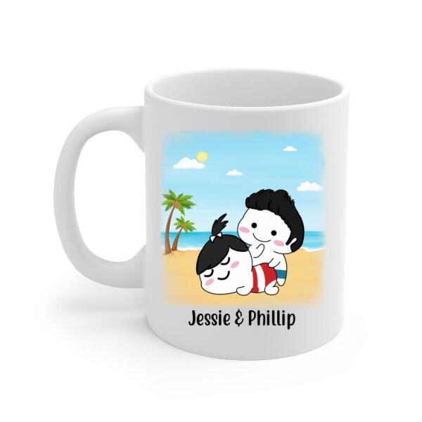 Personalized Mug, Just Want To Touch Your Butt, Naughty Gifts For Couple