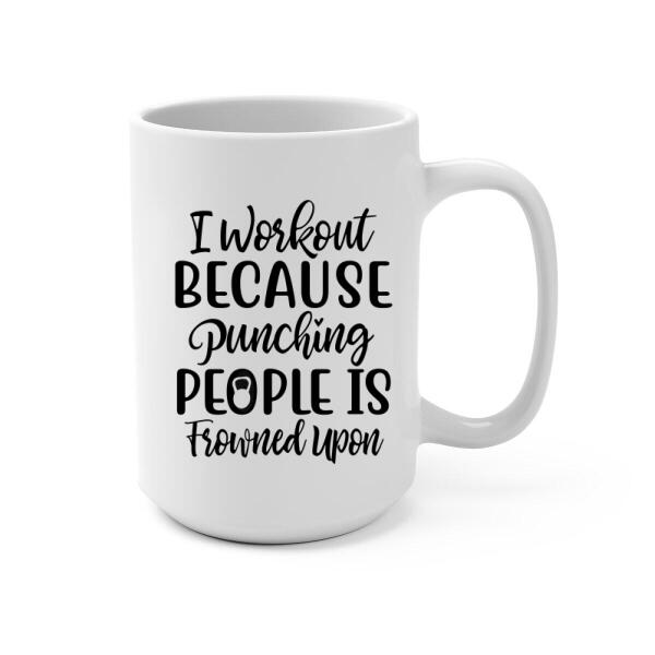 Personalized Mug, Strong Gym Woman Custom Gift For Workout Lovers