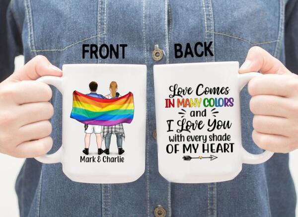 Personalized Mug, Gifts For Him, Gifts For Her, Gifts for LGBT Couples