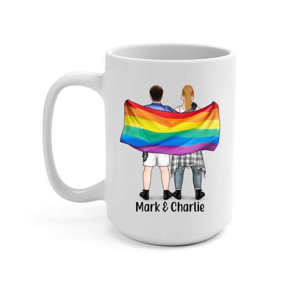 Personalized Mug, Gifts For Him, Gifts For Her, Gifts for LGBT Couples