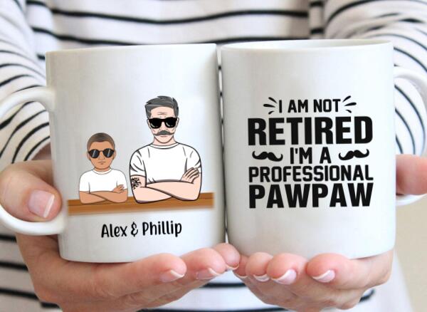 Personalized Mug, I'm A Professional Pawpaw Custom Funny Retirement Gifts