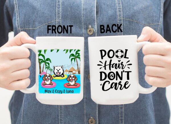 Personalized Mug, Swimming With Dogs, Gift for Dogs Lovers, Swimming Lovers, Summer Gift