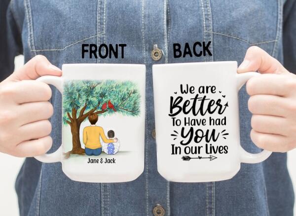 Personalized Mug, Memorial Gift for Children Loss, Loss of Son, Loss of Daughter