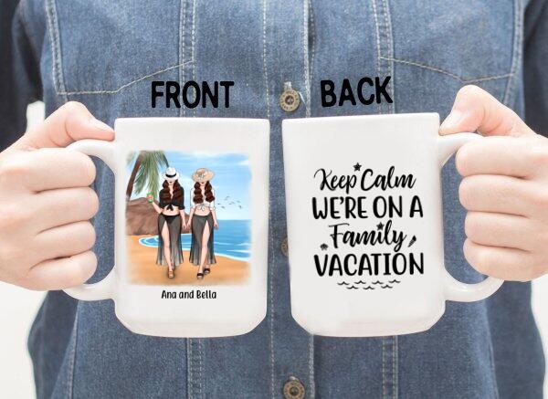 Personalized Mug, Beaches Booze Besties, Gift For Best Friend