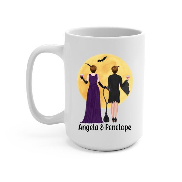 Personalized Mug, Drink Up Witches, Gifts For Halloween Sisters