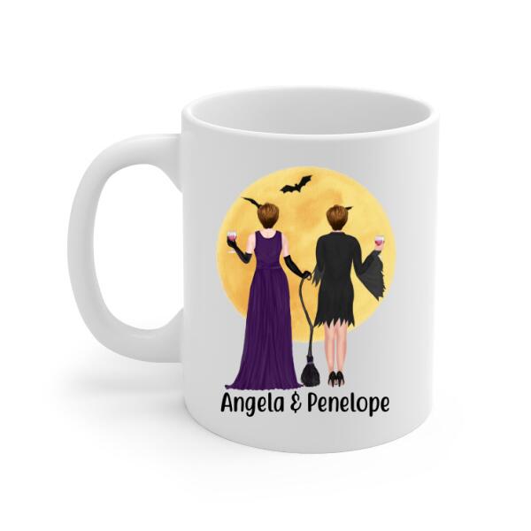 Personalized Mug, Drink Up Witches, Gifts For Halloween Sisters