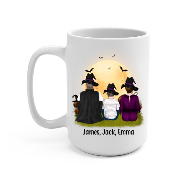 Personalized Mug, We're Creepy And We're Kooky We're Mysterious And Spooky - Family Gift, Gift For Halloween