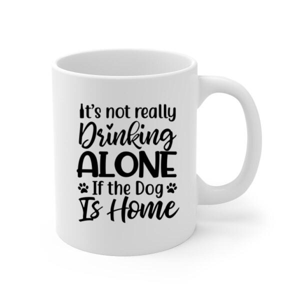 Personalized Mug, Beer Man And Dogs, Custom Gift For Father's Day And Dog Lovers