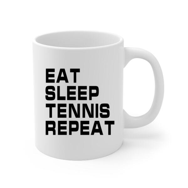 Personalized Mug, Tennis Couple For Life, Gifts For Tennis Couples