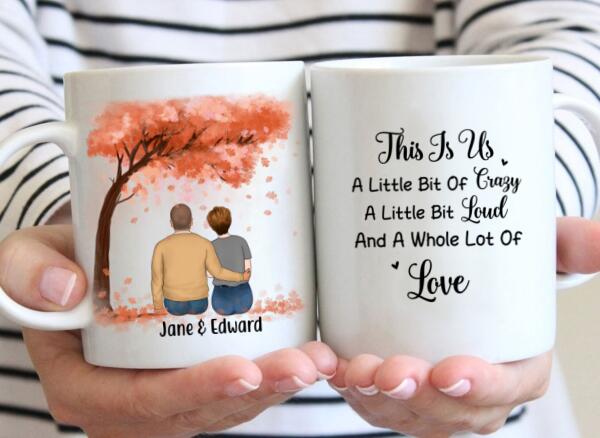 Personalized Mug, Family Sitting, Happy Anniversary, Anniversary Gift, Gift for Him, Her, Parents, Family