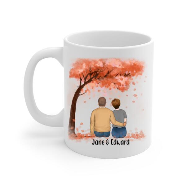 Personalized Mug, Family Sitting, Happy Anniversary, Anniversary Gift, Gift for Him, Her, Parents, Family