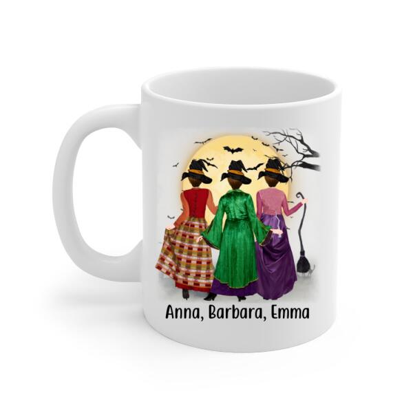 Personalized Mug, Witch Sisters, Hocus Pocus Sisters, Gifts For Halloween Friends