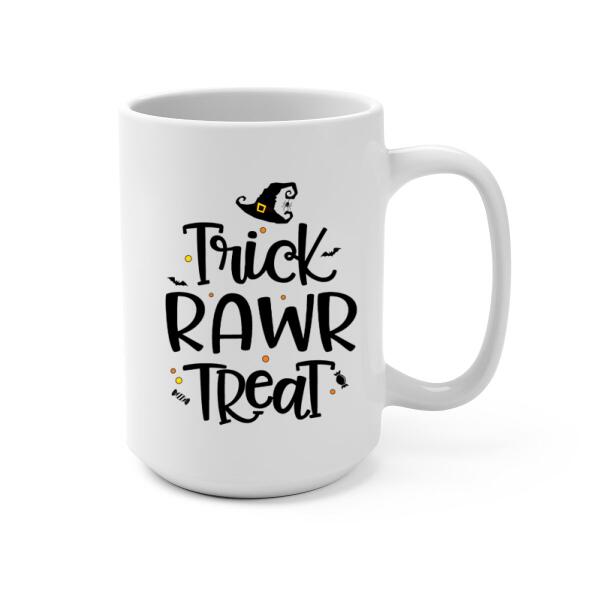 Personalized Mug, Papasaurus, Halloween Father, Gifts For Halloween Family, Gifts For Father