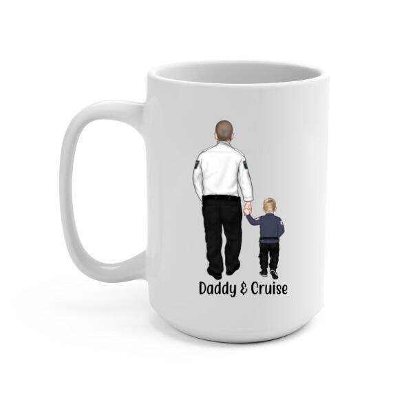 Personalized Mug, Paramedics Parent And Kids, Custom Gift For Family And Paramedics Lovers