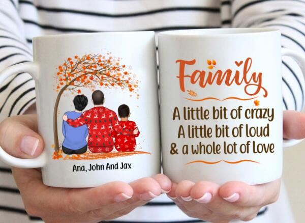 Personalized Mug, Fall Family Sitting, Gifts For Family Members