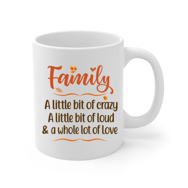 Personalized Mug, Fall Family Sitting, Gifts For Family Members