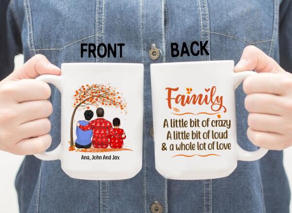 Personalized Mug, Fall Family Sitting, Gifts For Family Members