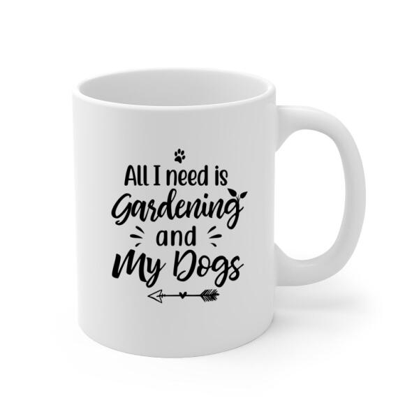 Personalized Mug, Plant Lady Is The New Dog Lady, Gift For Gardeners And Dog Lovers