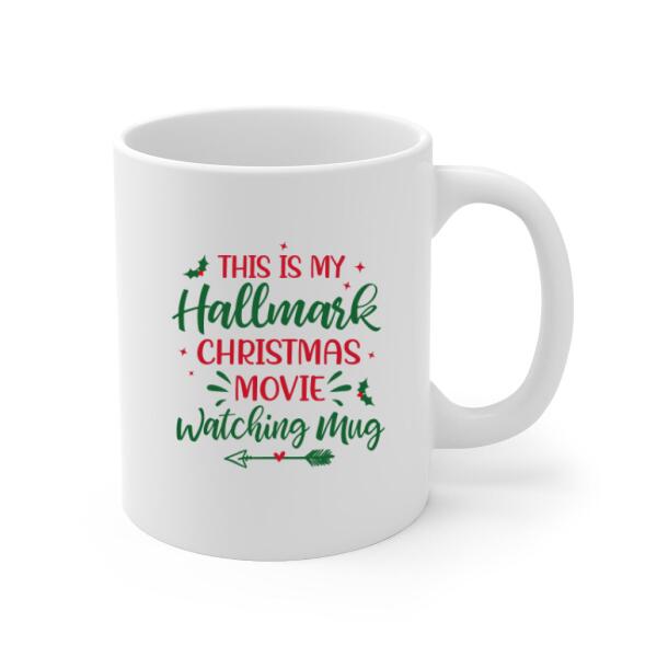 Personalized Mug, Christmas Girl And Dogs, Gift For Dog Lovers