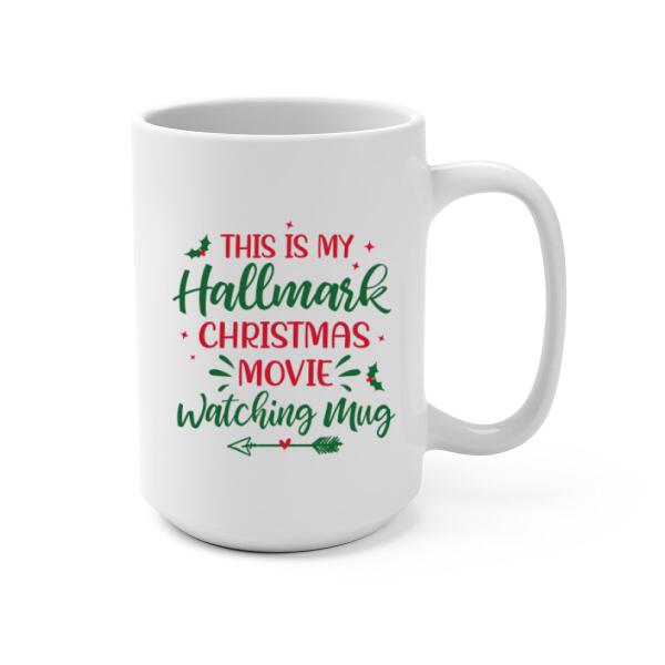 Personalized Mug, Christmas Girl And Dogs, Gift For Dog Lovers