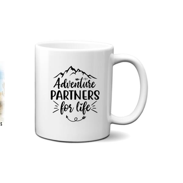 Personalized Mug, Adventure Man With Pets, Gift For Dogs and Car Lovers