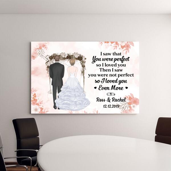 Personalized Canvas, Wedding Couple, I Am Yours And You Are Mine, Anniversary Gift For Couples