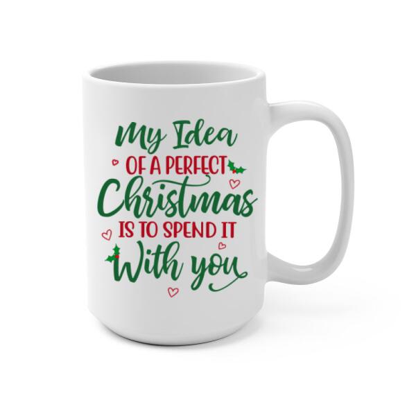 Personalized Mug, All I Want For Christmas Is You, Christmas Gift For Couples