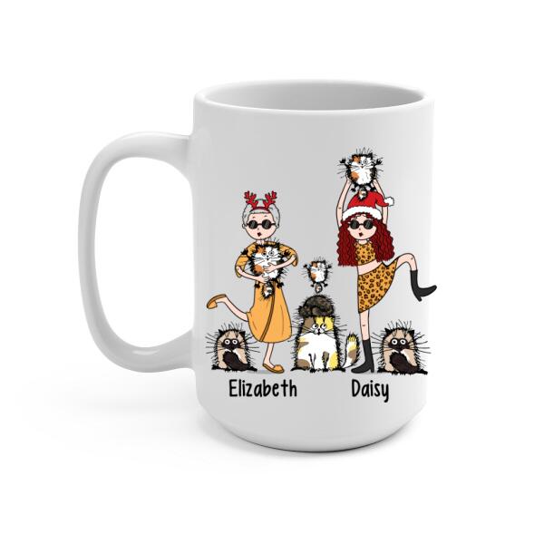 Personalized Mug, Crazy Cat Ladies, Christmas Gift For Cat Lovers