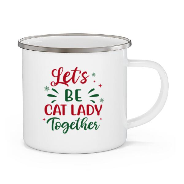 Personalized Mug, Christmas Crazy Cat Ladies, Christmas Gift For Cat Lovers