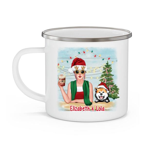 Personalized Mug, Christmas Is Better With Dogs , Christmas Gift For Dog Lovers