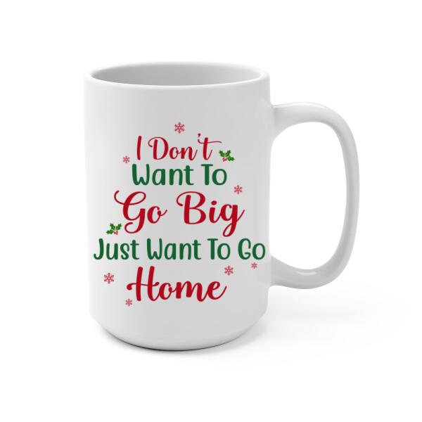 Personalized Mug, All Hearts Come Home For Christmas, Couple Holding Hands, Christmas Gift For Couples