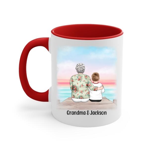 Personalized Mug for Grandson from Grandma - Custom Gift