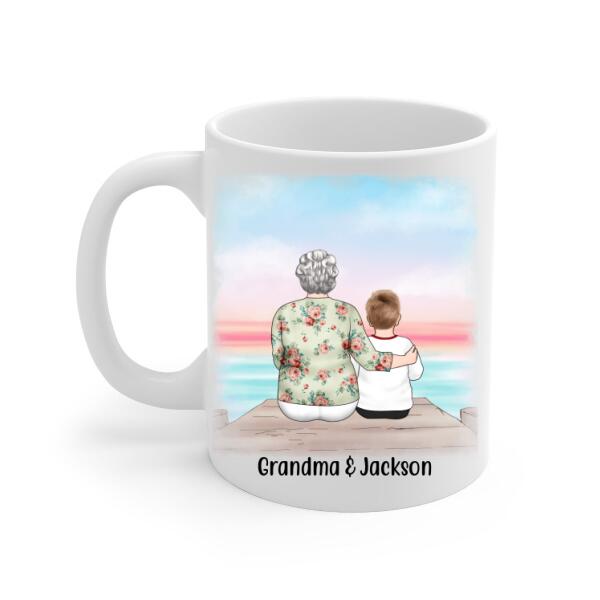 Personalized Mug for Grandson from Grandma - Custom Gift