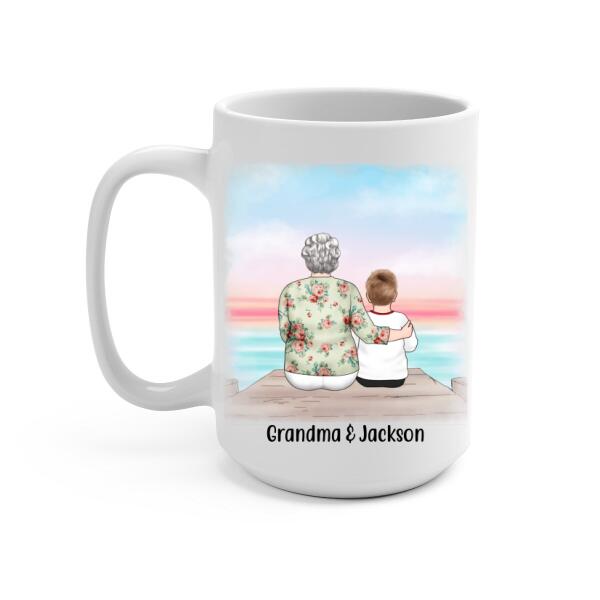 Personalized Mug for Grandson from Grandma - Custom Gift