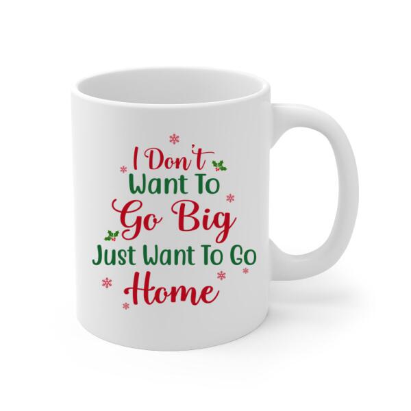 Personalized Mug, All Hearts Come Home For Christmas, Couple Holding Hands, Christmas Gift For Couples