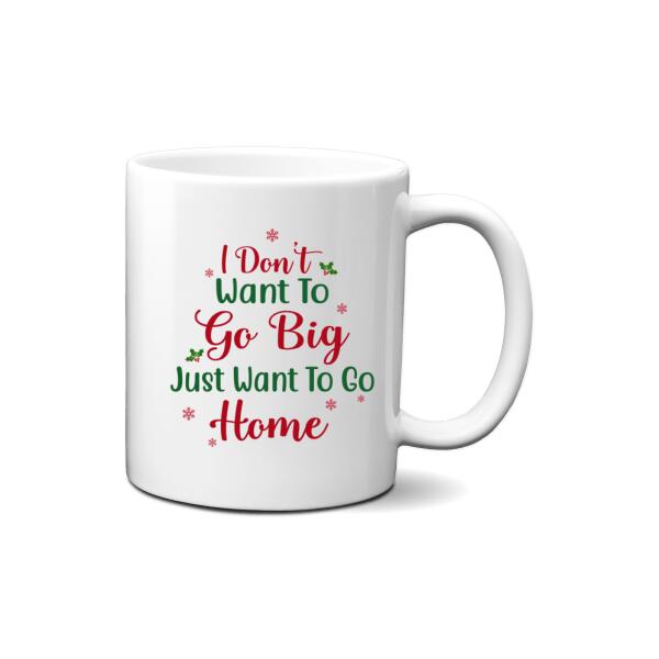 Personalized Mug, All Hearts Come Home For Christmas, Couple Holding Hands, Christmas Gift For Couples