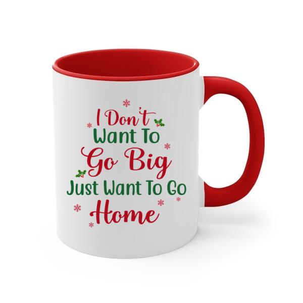 Personalized Mug, All Hearts Come Home For Christmas, Couple Holding Hands, Christmas Gift For Couples