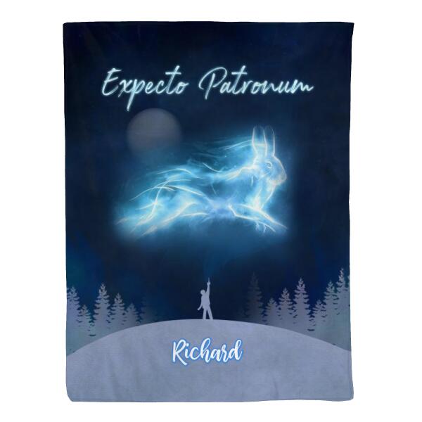 Personalized Blanket, HP Patronus Gifts for HP Lovers