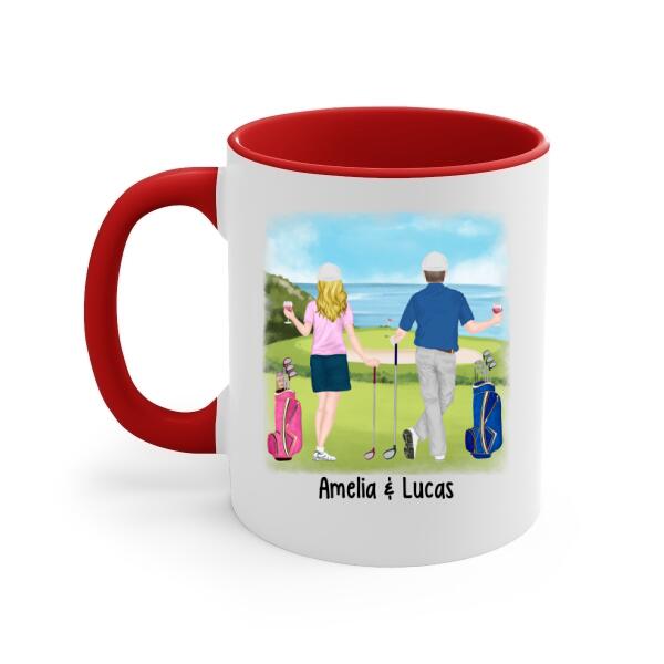 Personalized Mug, Golf Drinking Partners - Couple And Friends Gift, Gift For Golfers