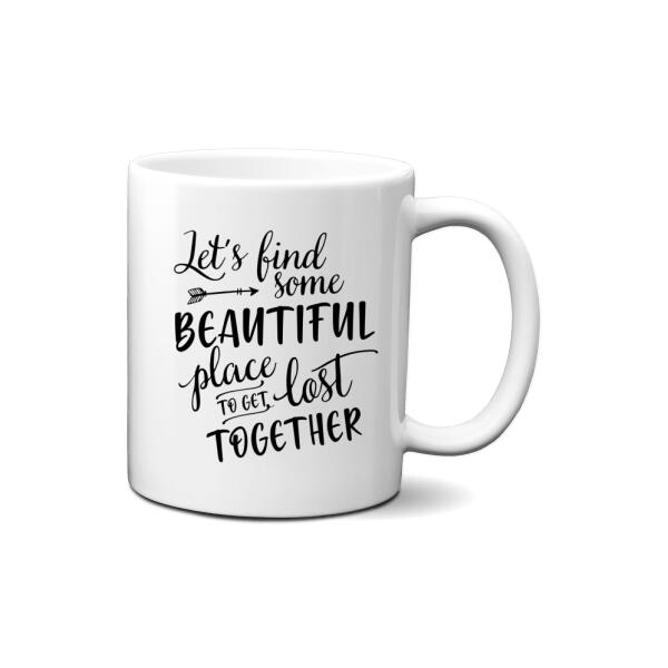 Personalized Mug, Hiking Women - Hiking Partners For Life, Gift For Hikers