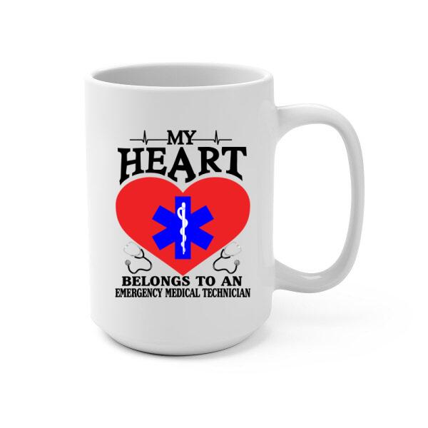 Personalized Mug, Custom First Responders Firefighter Nurse EMT Paramedic Couples