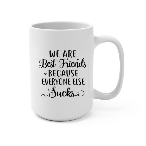 Personalized Mug, Drinking Besties For The Resties, Gift For Sisters