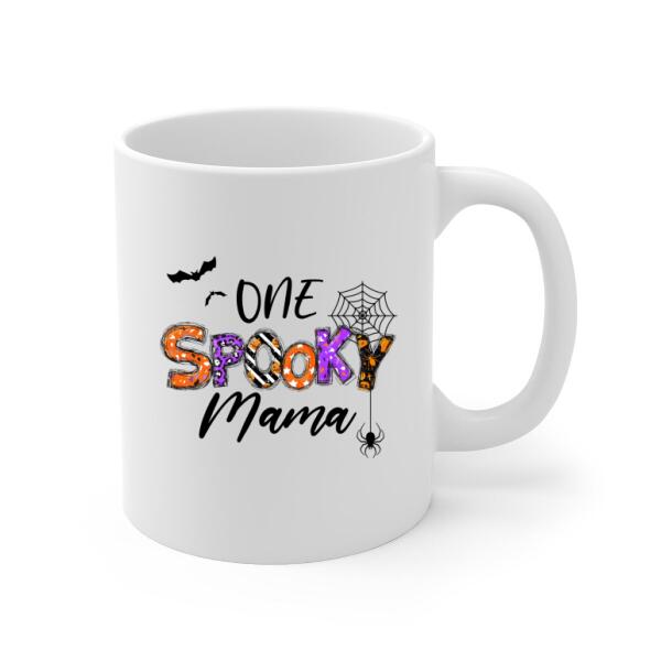 One Spooky Mama - Personalized Gifts Custom Dog Mug for Dog Mom, Dog Lovers