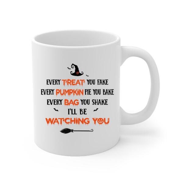 Personalized Mug, Up To 6 Pets, Ready For Halloween, Gift For Dog Lovers, Cat Lovers