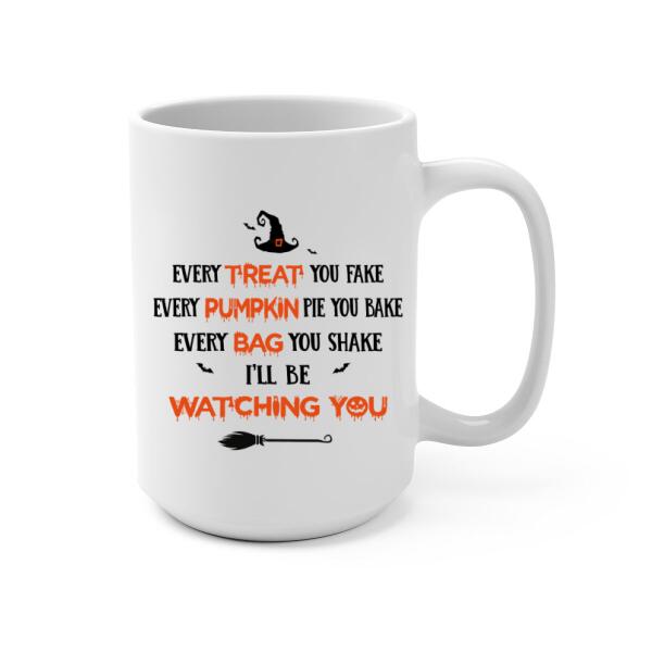 Personalized Mug, Up To 6 Pets, Ready For Halloween, Gift For Dog Lovers, Cat Lovers