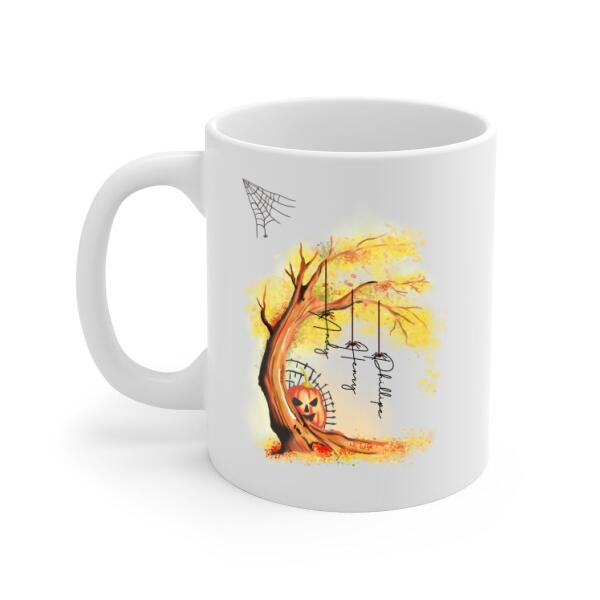 Personalized Mug, Halloween Family Tree, We're Spooky, Gifts For Halloween Family