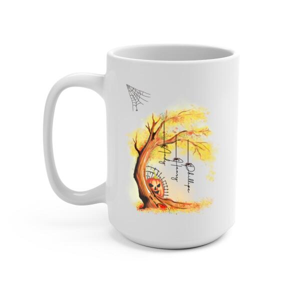 Personalized Mug, Halloween Family Tree, We're Spooky, Gifts For Halloween Family